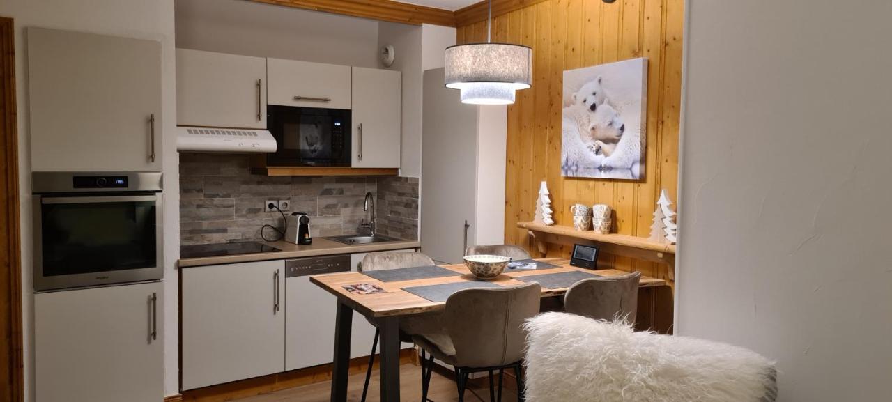 Arc 1950 Appartement De Standing Refuge Du Montagnard, Vue Incroyable Sur Le Montblanc, Skis Aux Pieds Acces Spa Et Piscine Les Arcs  Eksteriør billede
