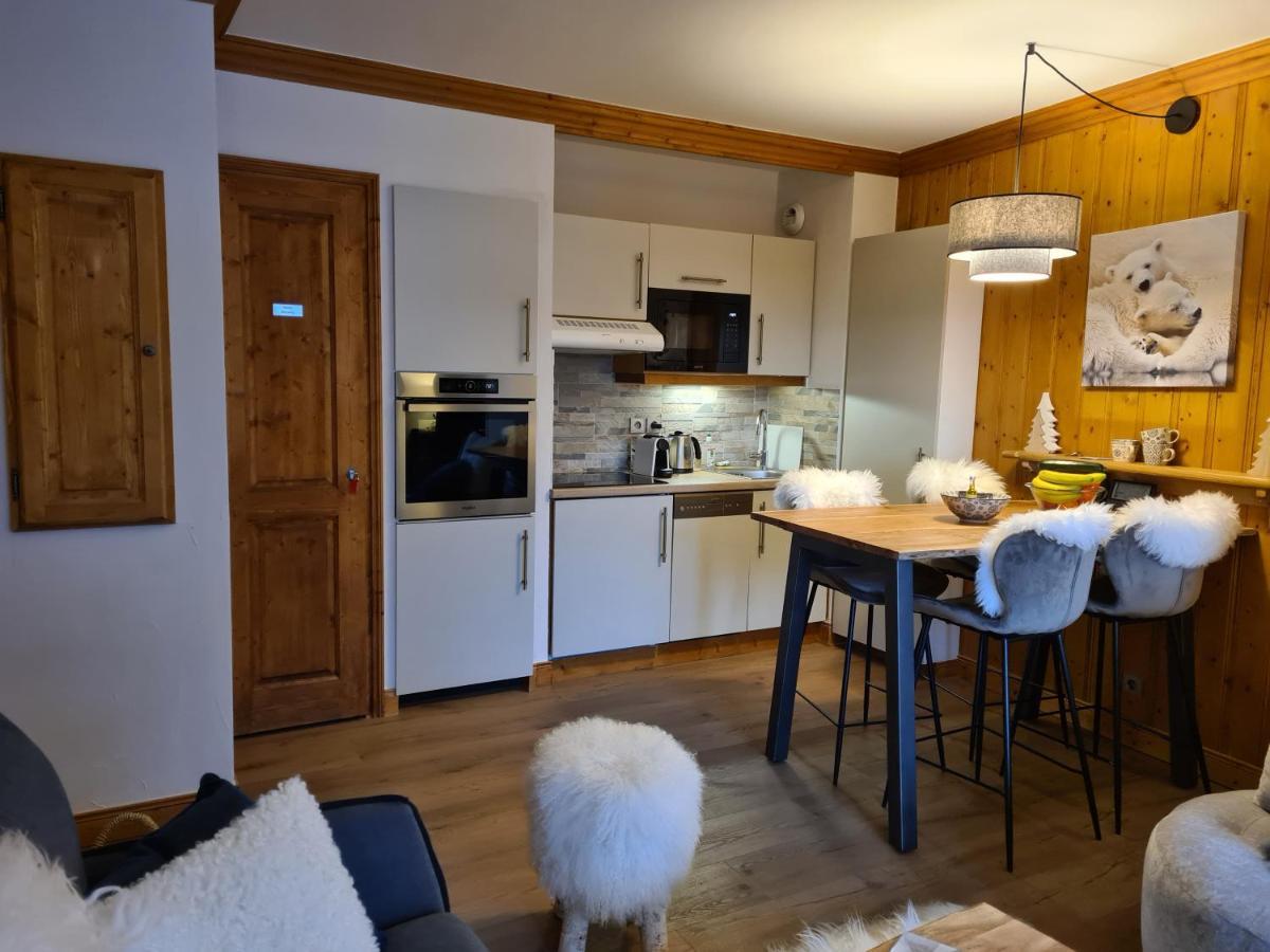Arc 1950 Appartement De Standing Refuge Du Montagnard, Vue Incroyable Sur Le Montblanc, Skis Aux Pieds Acces Spa Et Piscine Les Arcs  Eksteriør billede